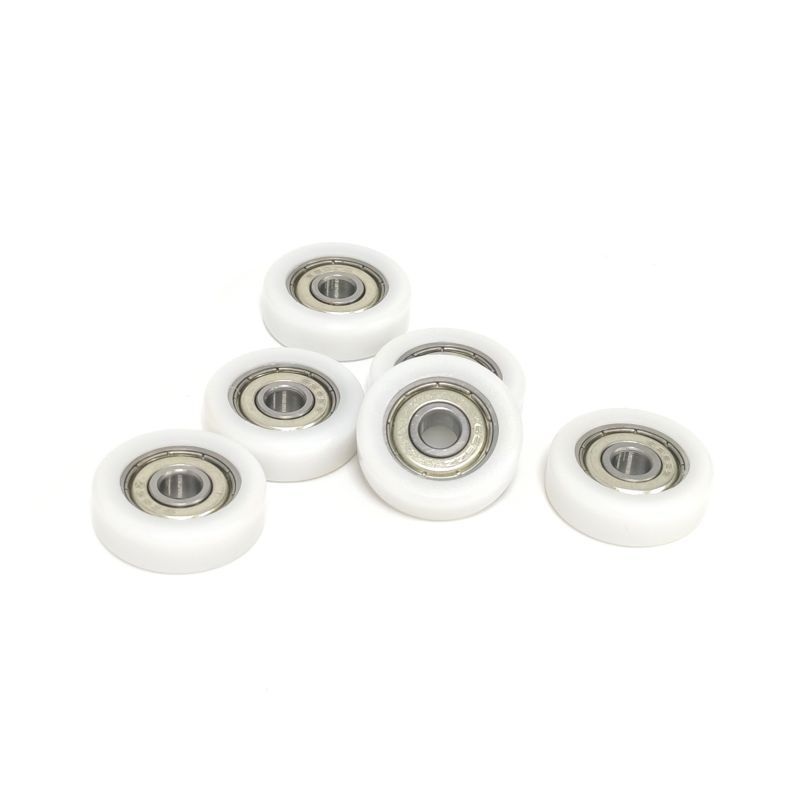BS62626-8 hvit plastbelagt dyp spor kulelager